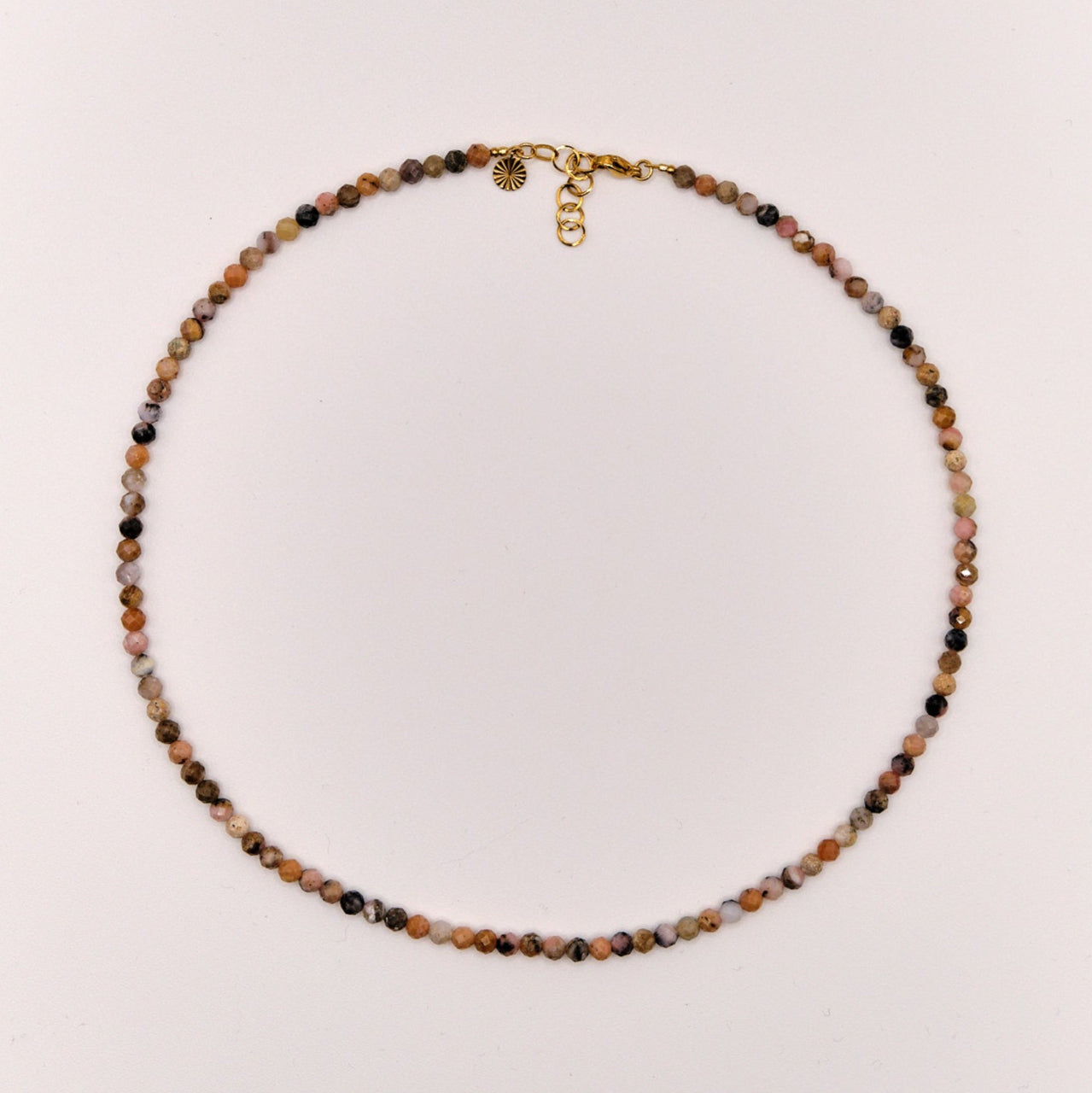 Hannah necklace - Opal - stainless steel - colorful