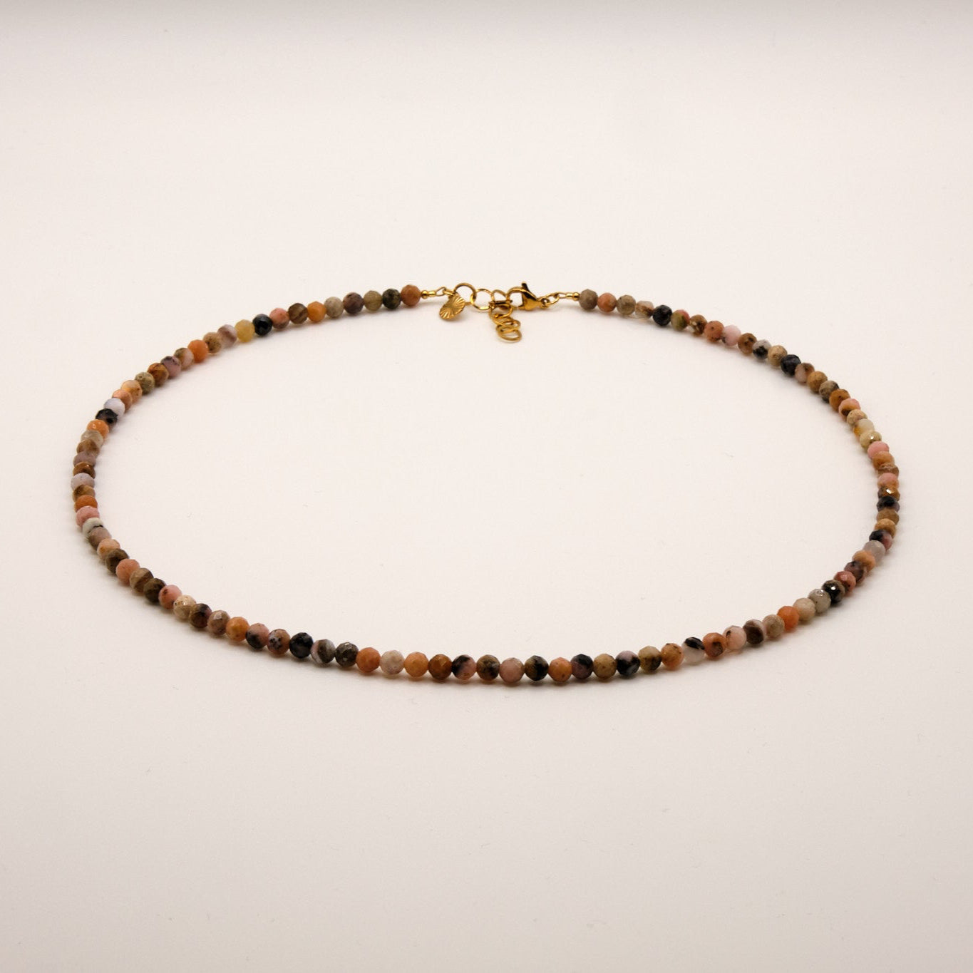 Hannah necklace - Opal - stainless steel - colorful