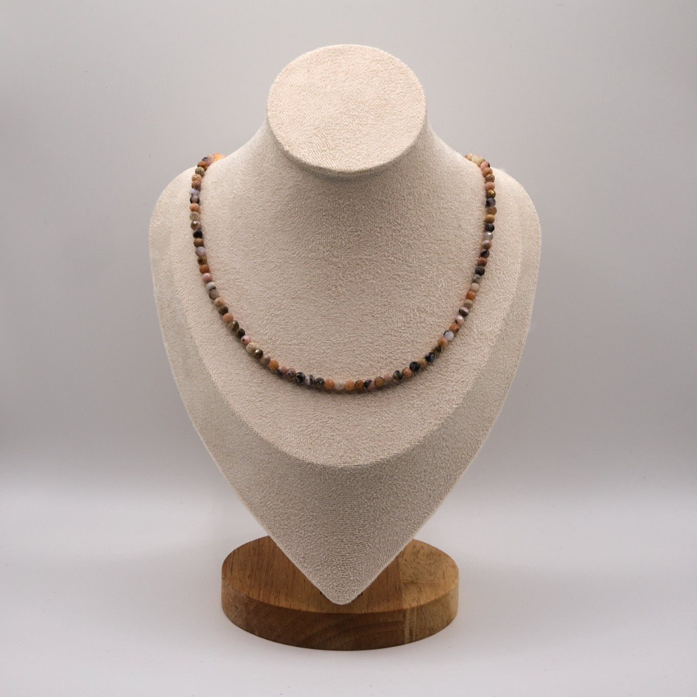 Hannah necklace - Opal - stainless steel - colorful