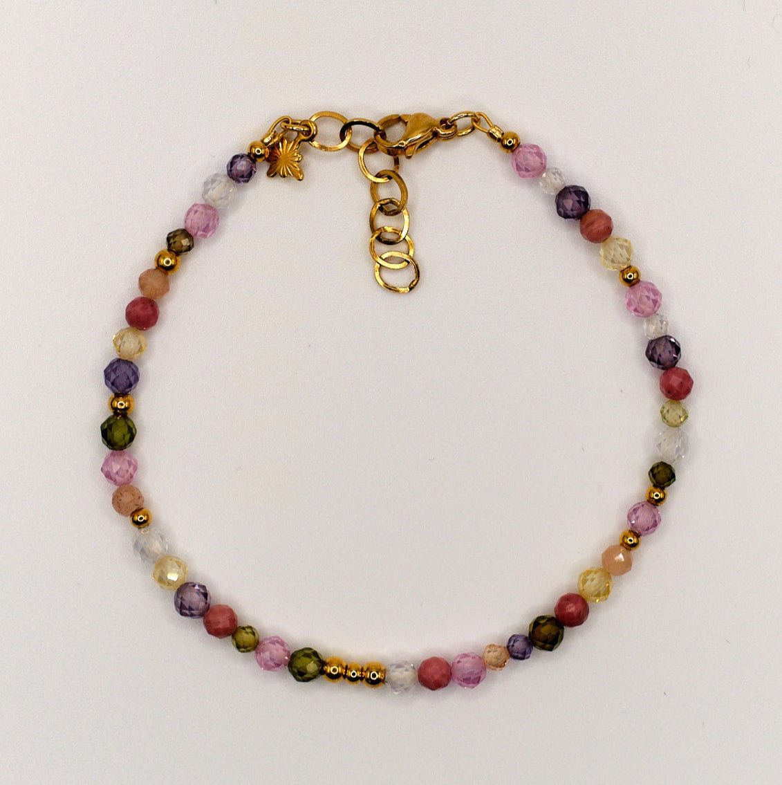 Armband Rania - Zirkon - Edelstahl - Bunt